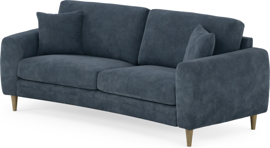 Eden - 2,5-sits soffa svängd - Blå