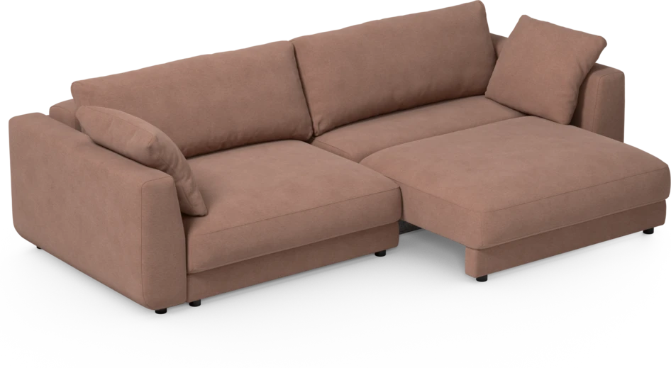 Amie - Bäddsoffa 4-sits - Rosa