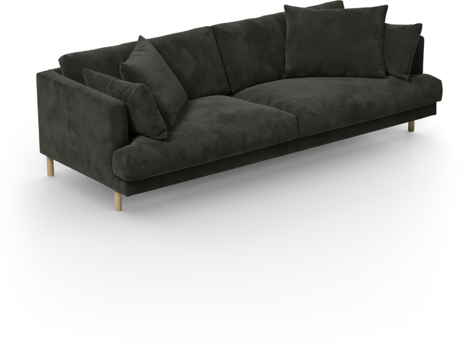 Harper - 4-sits soffa - Svart