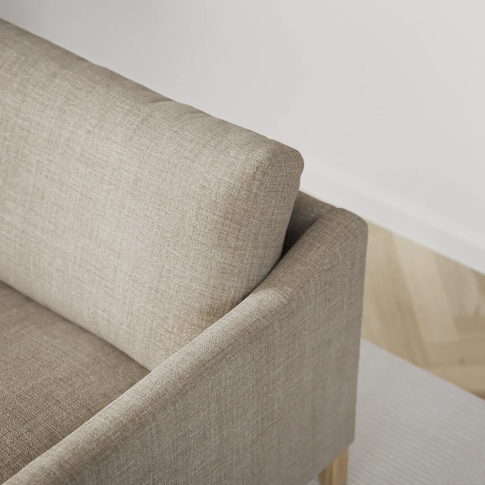 Winston - 3-sits soffa med schäslong, vändbar - Beige