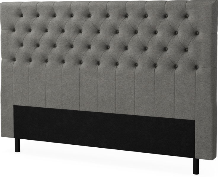 Delux Pikerad XL - Sänggavel, 90-210 cm - Grå