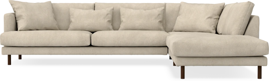Harper - 3-sits soffa med divan höger - Beige