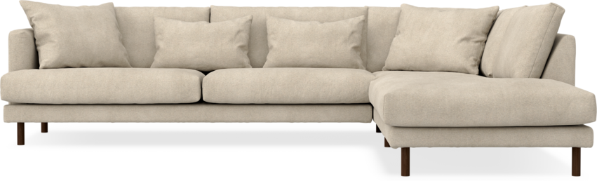 Harper - 3-sits soffa med divan höger - Beige