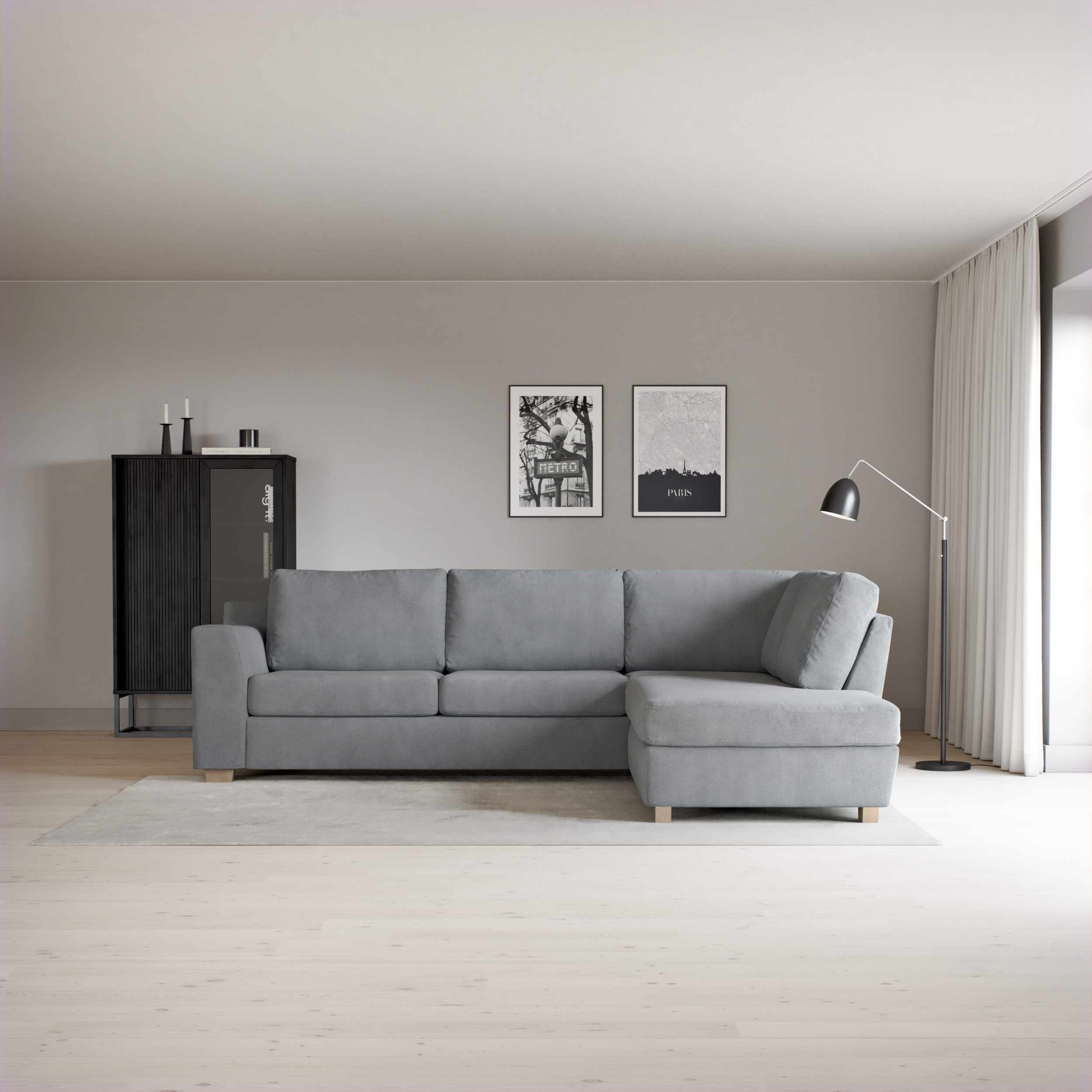 Friday - 2,5-sits soffa med divan höger - inspiration