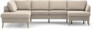 County - 3-sits soffa med divan vänster och schäslong höger - Beige