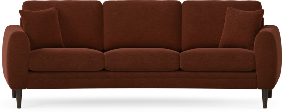 Eden - 3-sits soffa svängd - Orange
