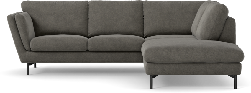 Madison Lux - 2-sits soffa med divan höger - Grå