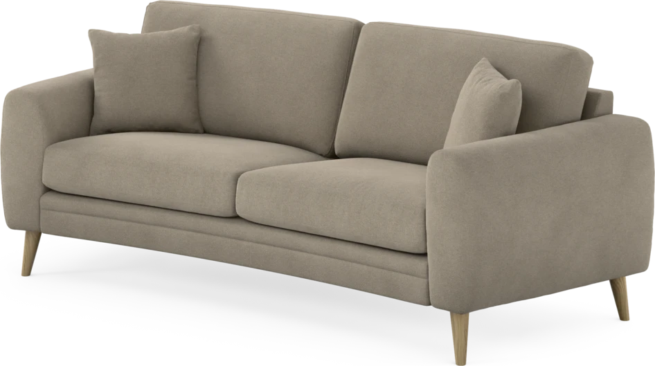 Eden - 2,5-sits soffa svängd - Beige