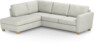 Friday - 2,5-sits soffa med divan vänster - Vit