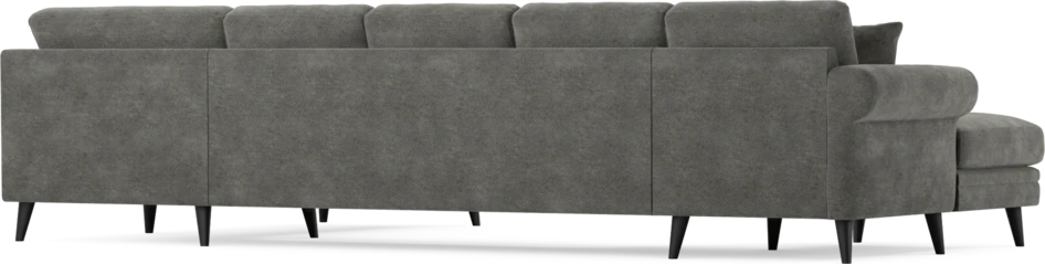 Eden - 3-sits soffa med schäslong vänster och divan höger - Grå