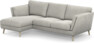 Madison Lux - 2-sits soffa med schäslong vänster - Grå