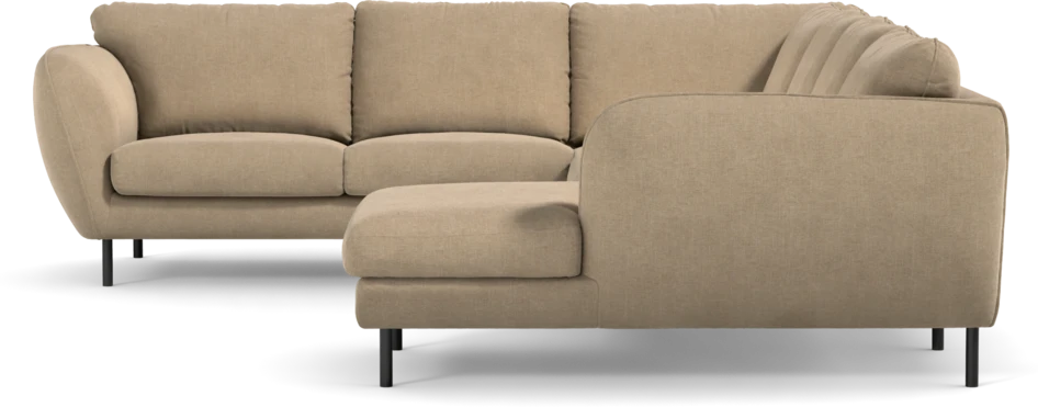 Madison Lux - Hörnsoffa med schäslong höger - Beige