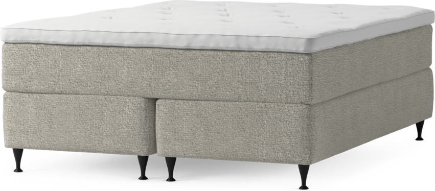 Delux Exclusive - Kontinentalsäng, dubbelsäng med bäddmadrass och sängben