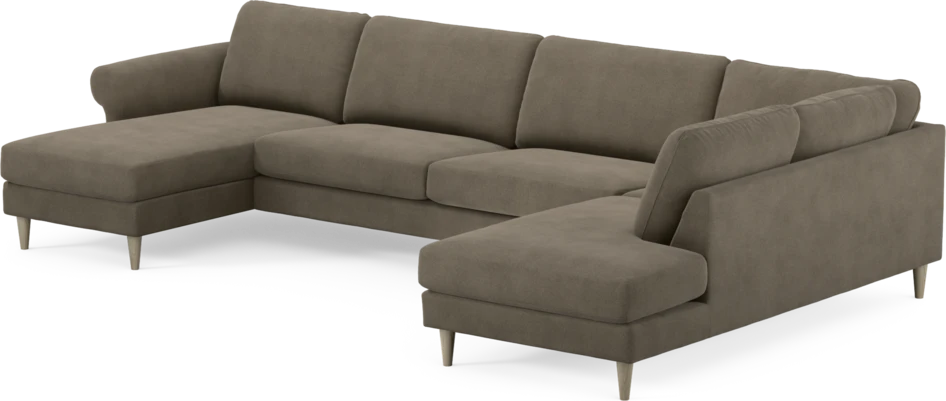 Bridge - 3-sits soffa med schäslong vänster och divan höger - Beige