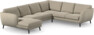 Madison Lux - Hörnsoffa med schäslong vänster - Beige