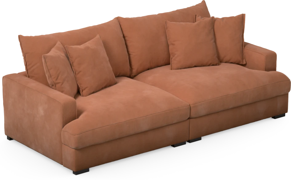 Rossi - 3-sits soffa - Orange