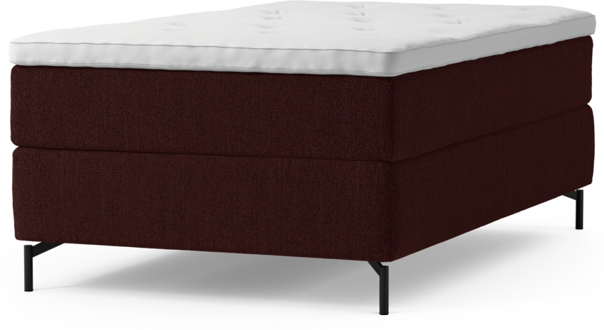 Delux Dream - Kontinentalsäng, enkelsäng 120 cm med bäddmadrass och sängben