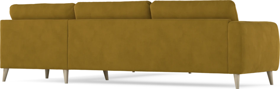 Bridge - Hörnsoffa, 3+3-sits - Gul