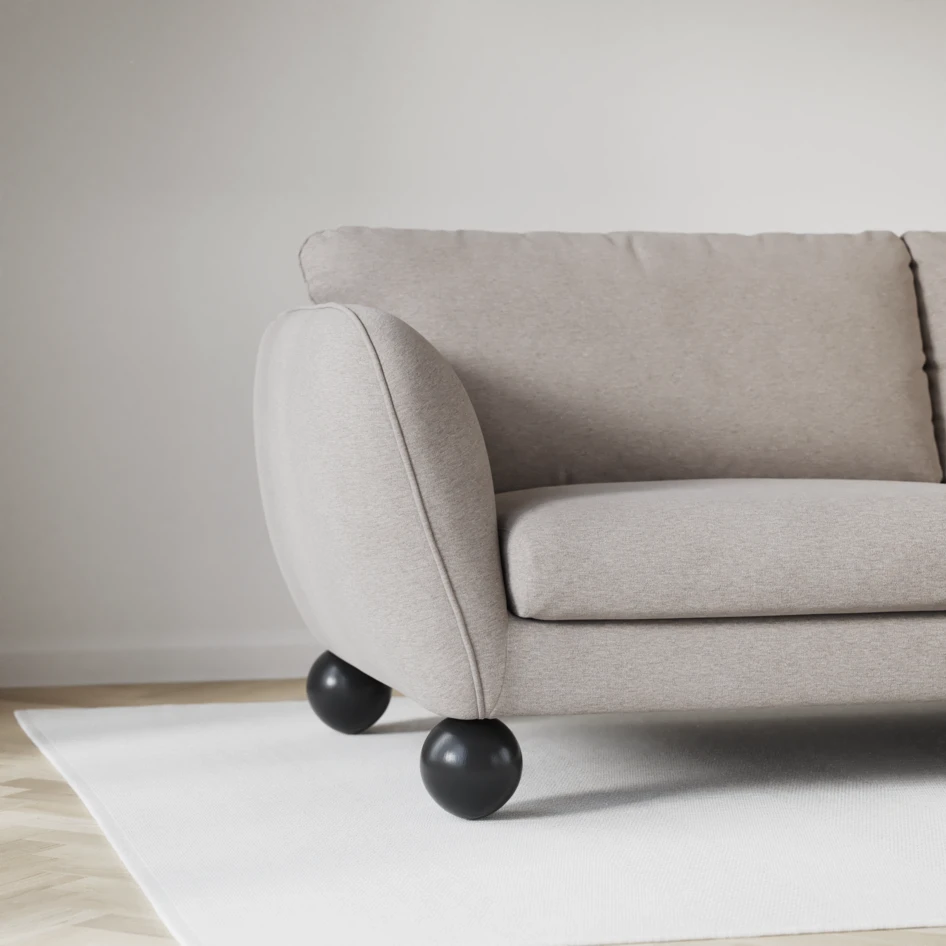 Madison - 2-sits soffa med divan vänster och schäslong höger - Beige