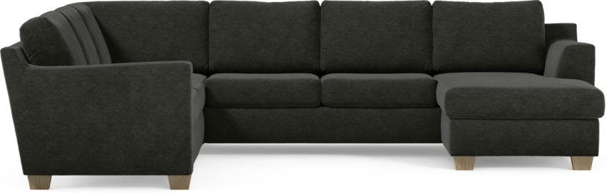 Friday - Hörnsoffa, 2+3-sits med schäslong höger - Grå