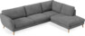 Madison Lux - 3-sits soffa med divan höger - Vit