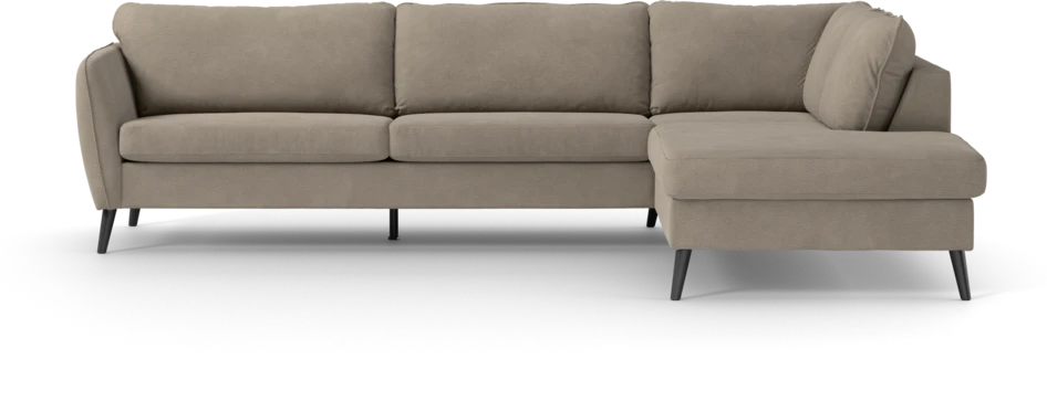 County - 2,5-sits soffa med divan höger - Beige