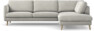 Madison Lux - 3-sits soffa med divan höger - Grå