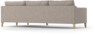 Winston - 3-sits soffa med schäslong, vändbar - Beige