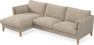 Winston - 3-sits soffa med schäslong, vändbar - Beige