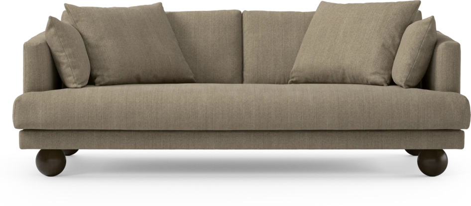 Harper - 3-sits soffa, hel dyna - Beige