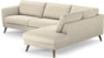 Bridge - 3-sits soffa med divan höger - Beige