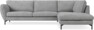 Madison Lux - 3-sits soffa med divan höger - Vit