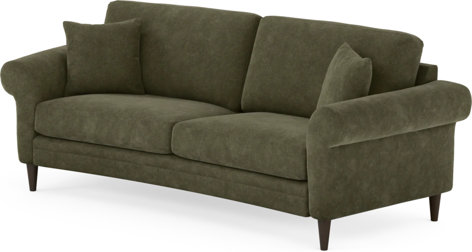 Eden - 2,5-sits soffa svängd - Grön