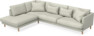 Harper - 3-sits soffa med divan vänster - Beige