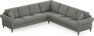 Eden - Hörnsoffa, 3+3-sits - Grå