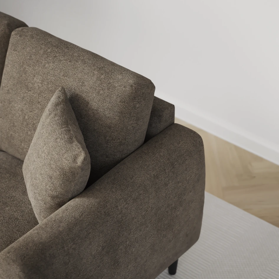 Eden - 2-sits soffa - Brun