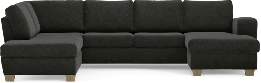 Friday - 3-sits soffa med divan vänster och schäslong höger - Grå