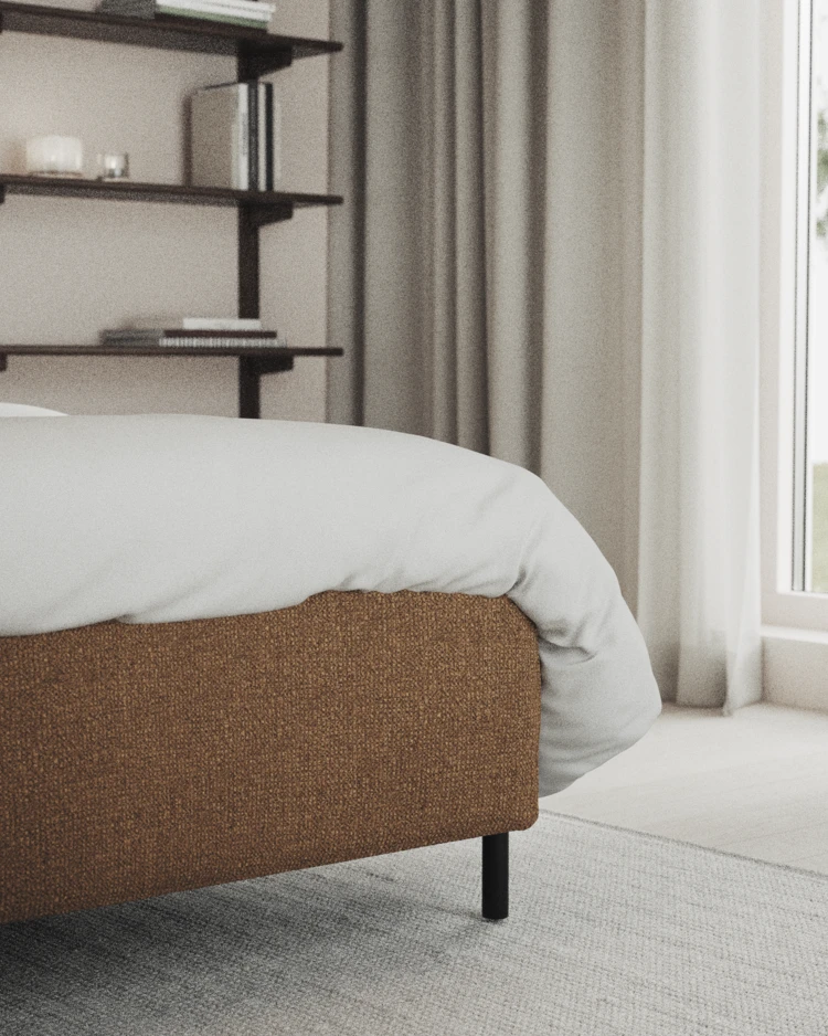 Delux Exclusive - Kontinentalsäng, enkelsäng 120 cm med bäddmadrass och sängben - inspiration