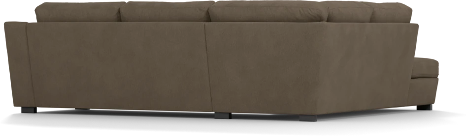 Friday - 2,5-sits soffa med divan vänster - Brun