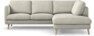 Madison - 2-sits soffa med divan höger - Grå