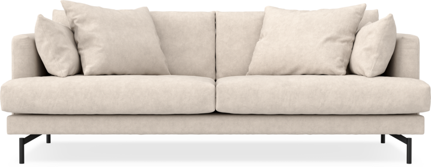 Harper - 3-sits soffa - Vit