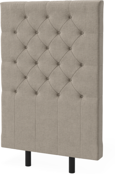 Asperö pikerad - sänggavel, 90-180 cm - Beige
