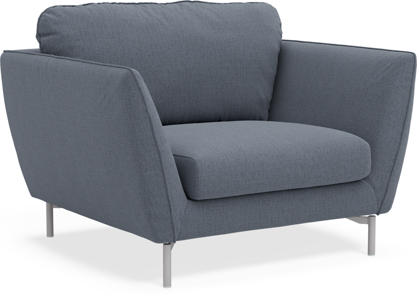 Madison Lux - Fåtölj, 70 cm - Blå