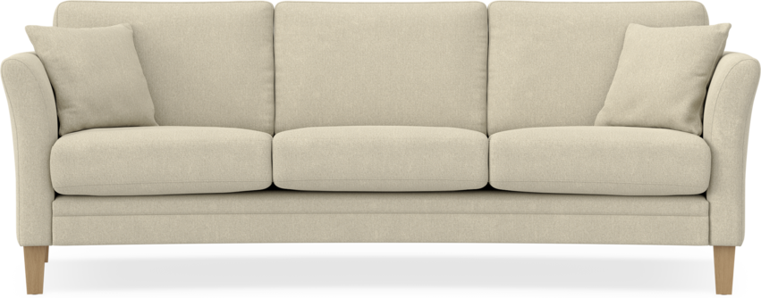 Eden - 3-sits svängd - Beige