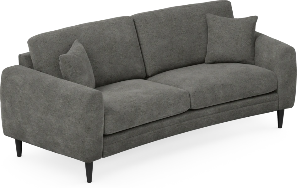 Eden - 2,5-sits soffa svängd - Grå