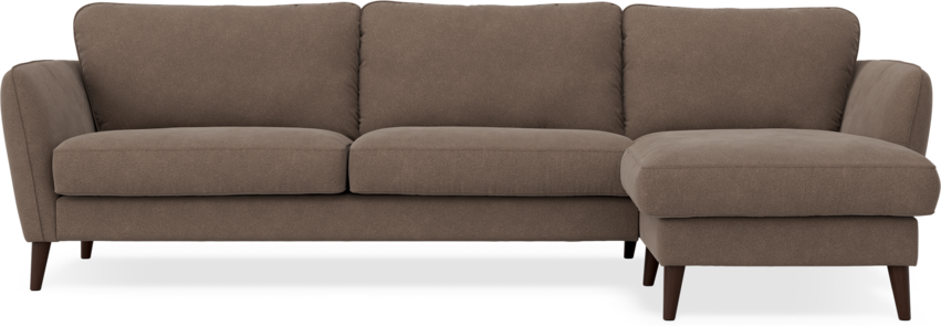 Bridge - 3-sits soffa med schäslong höger - Beige