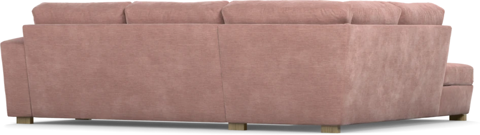 Friday - 2,5-sits soffa med divan vänster - Rosa