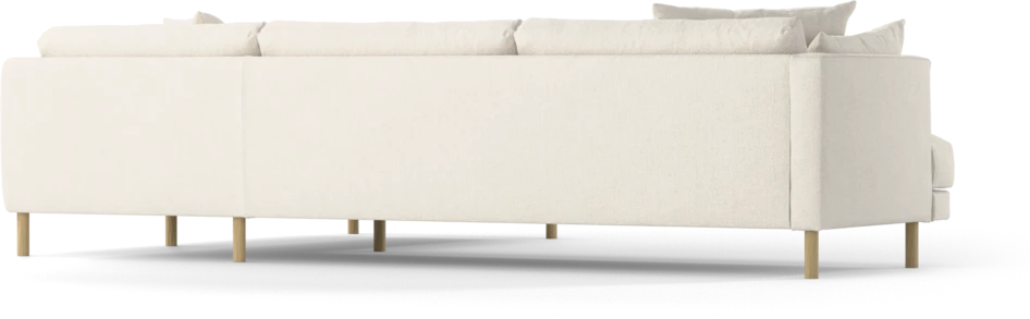Harper - 3-sits soffa med divan höger - Vit
