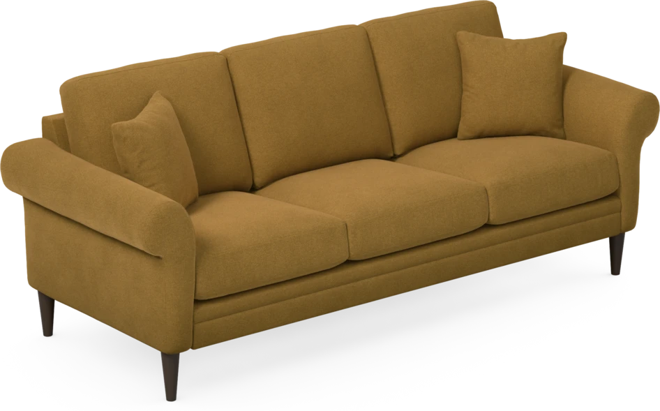 Eden - 3-sits soffa - Gul