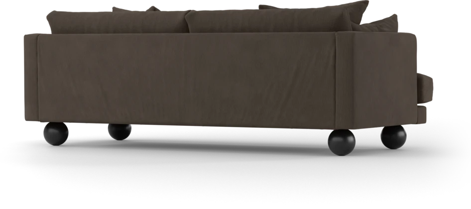 Harper - 3-sits soffa - Brun